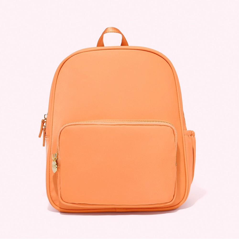 Stoney Clover Lane SCL Mini Backpack Peach Kids Nylon Backpack Orange